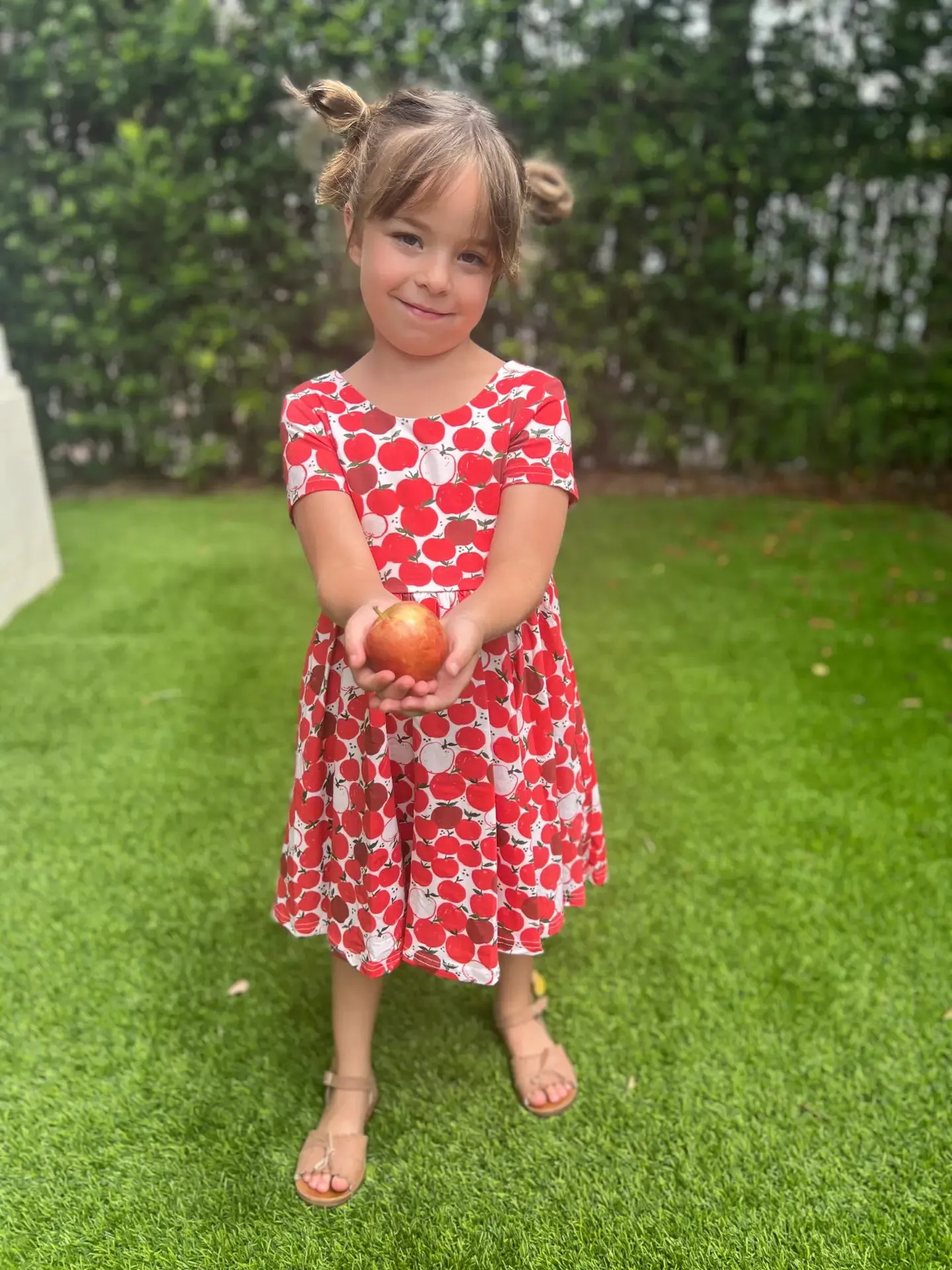 Classic Twirl Dress - Apple