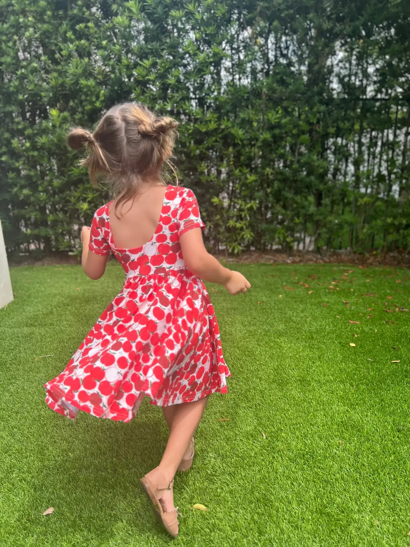 Classic Twirl Dress - Apple