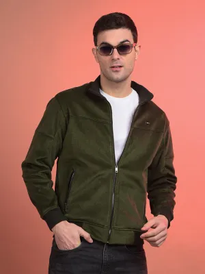 COBB SOLID DARK GREEN VELVET JACKET