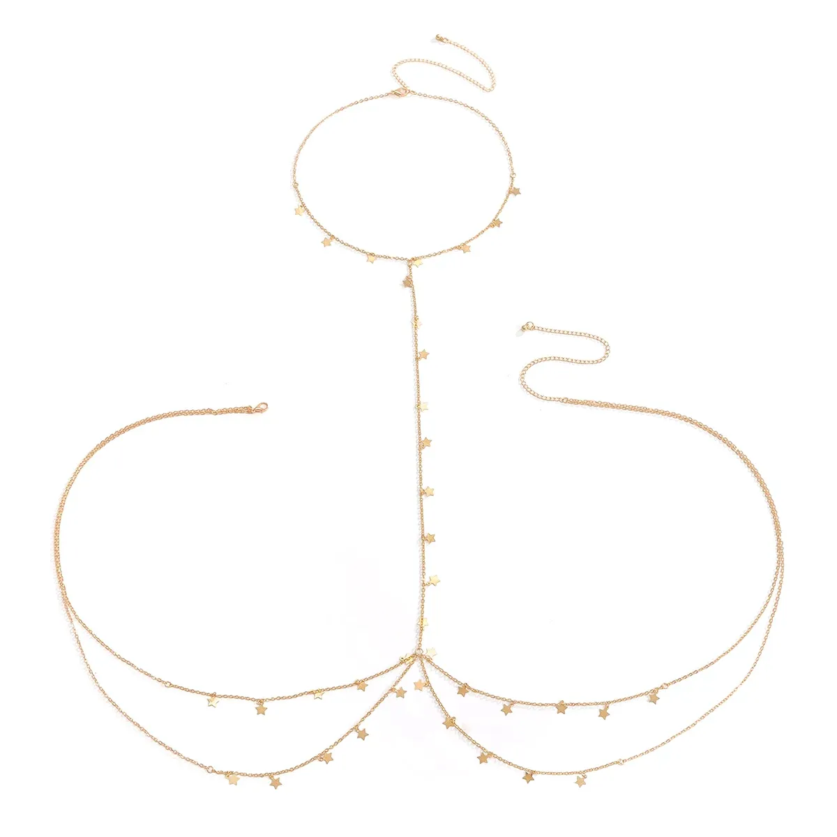 Cross Chest Waist Body Chain