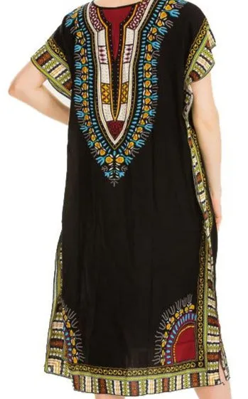 Dashiki Midi Dress