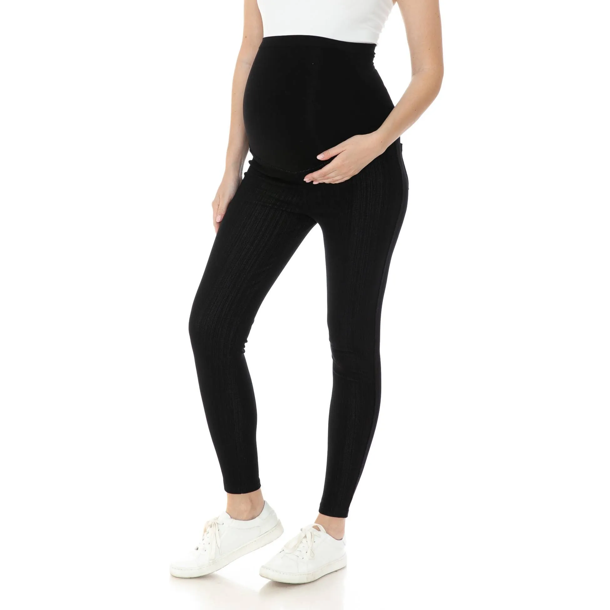 Elastic Waist Band  Maternity Jeggings