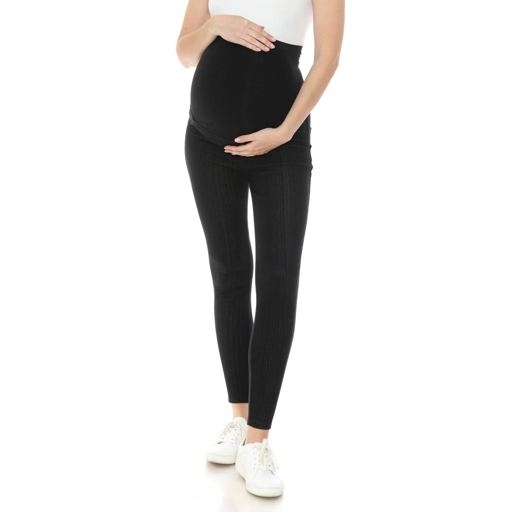 Elastic Waist Band  Maternity Jeggings