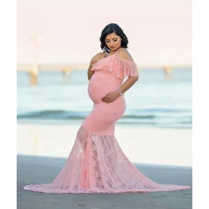 Elegant maternity occasion dresses Off Shoulder Dress For Maternity Photoshoot Maternity Dresses For Baby Shower