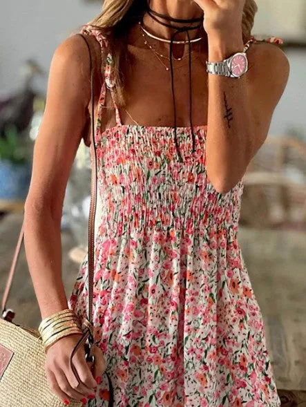 Emerald™ - Bohemian Printed Slip Dress