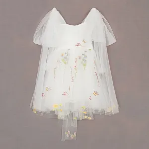 Enchanted Angel Dress - Embroidered White
