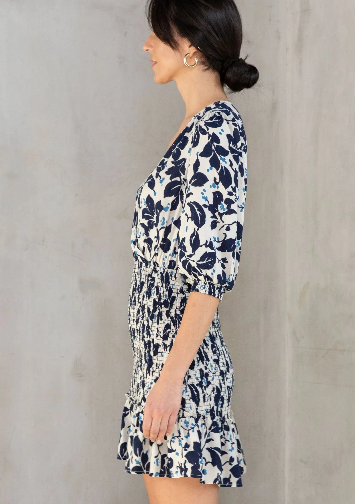 Estella Smocked Mini Dress