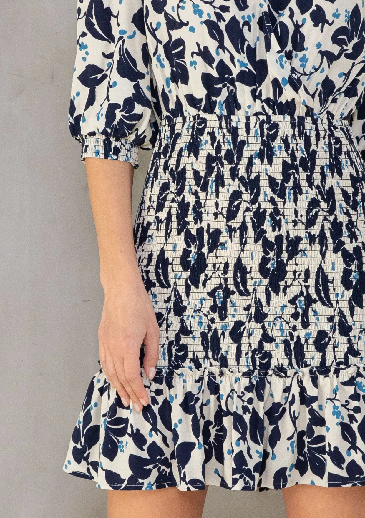 Estella Smocked Mini Dress