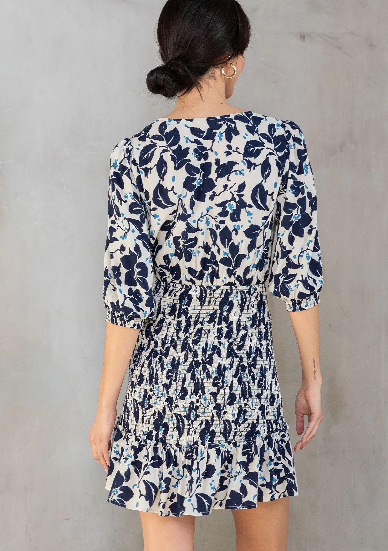 Estella Smocked Mini Dress