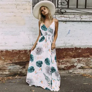 Fashion Sleeveless Bohemian Long Dress