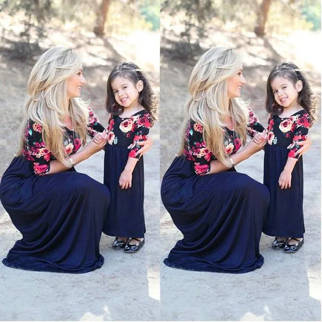 FashionMother Daughter Dresses spring 2018