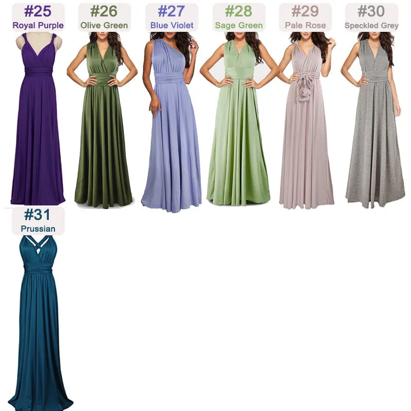 [Final Flaw Sale] Infinity Wrap Bridesmaid Dress Convertible Gown