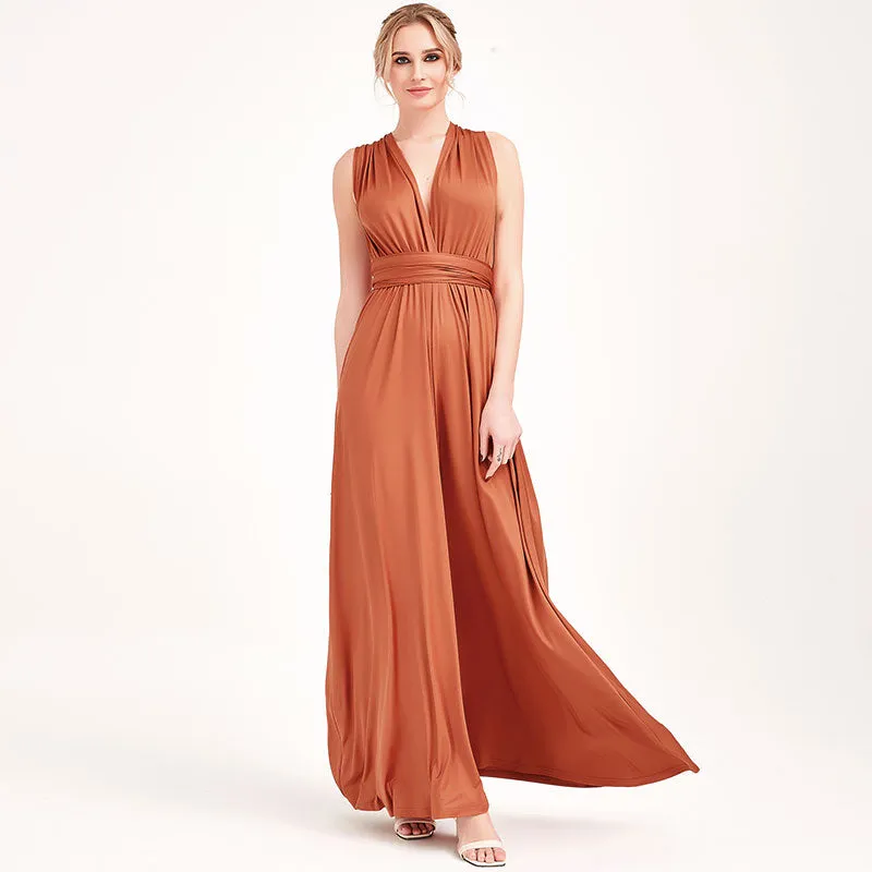 [Final Flaw Sale] Infinity Wrap Bridesmaid Dress Convertible Gown