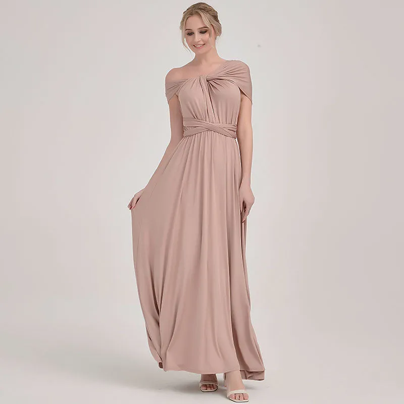 [Final Flaw Sale] Infinity Wrap Bridesmaid Dress Convertible Gown