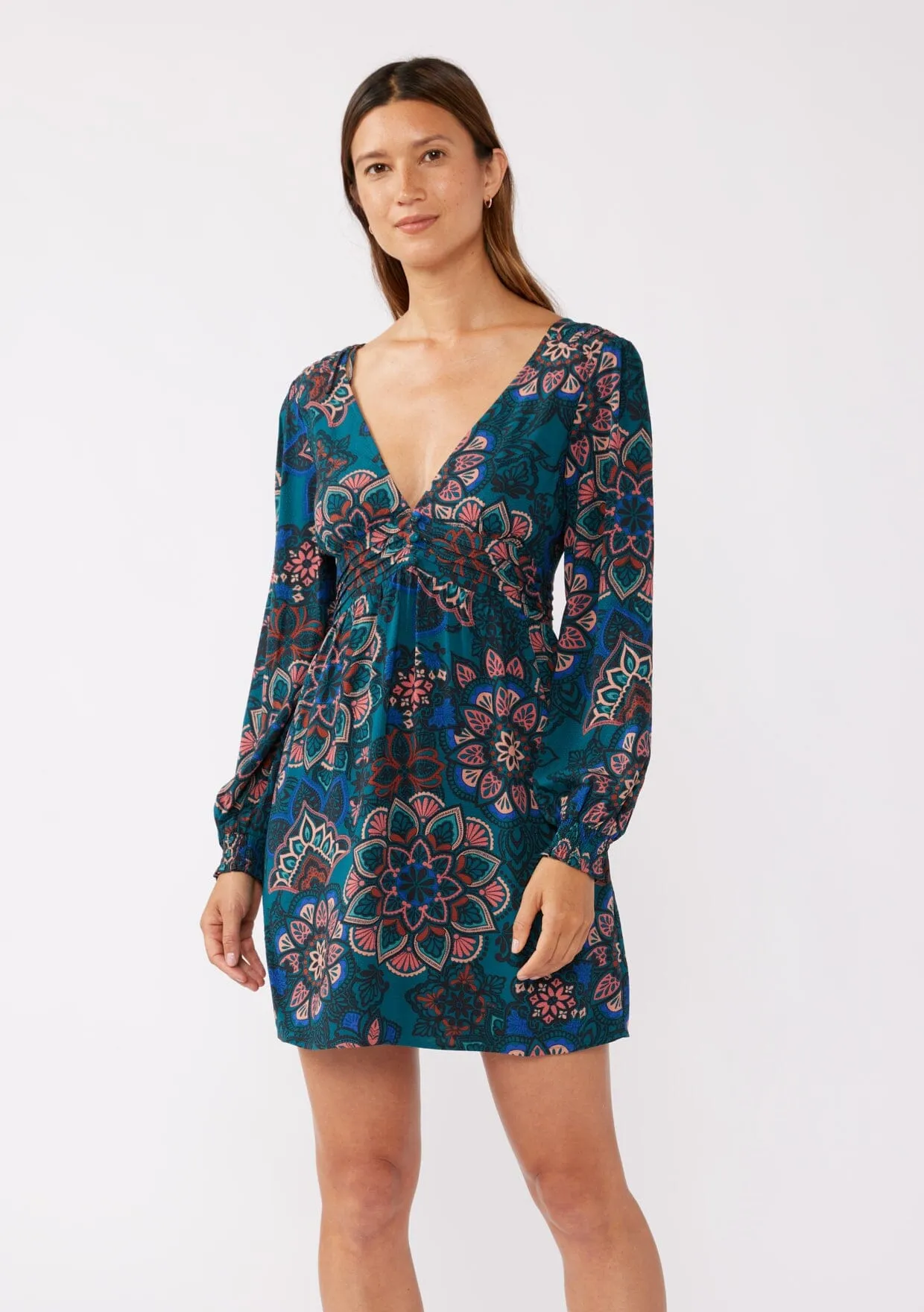 Floral Prism Mini Dress