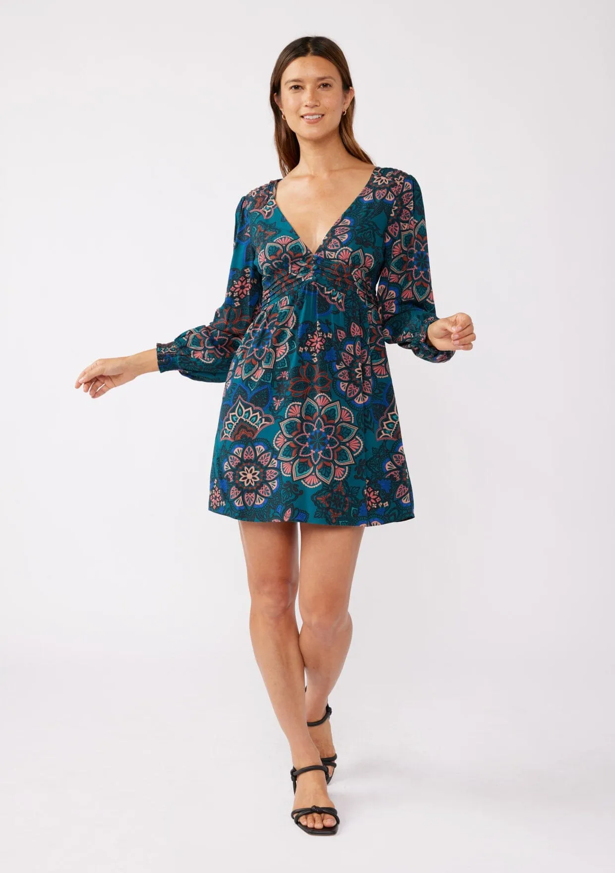 Floral Prism Mini Dress