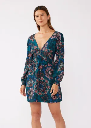 Floral Prism Mini Dress