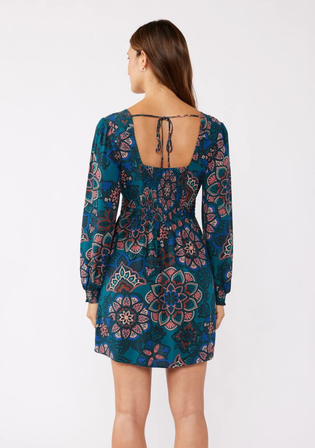 Floral Prism Mini Dress