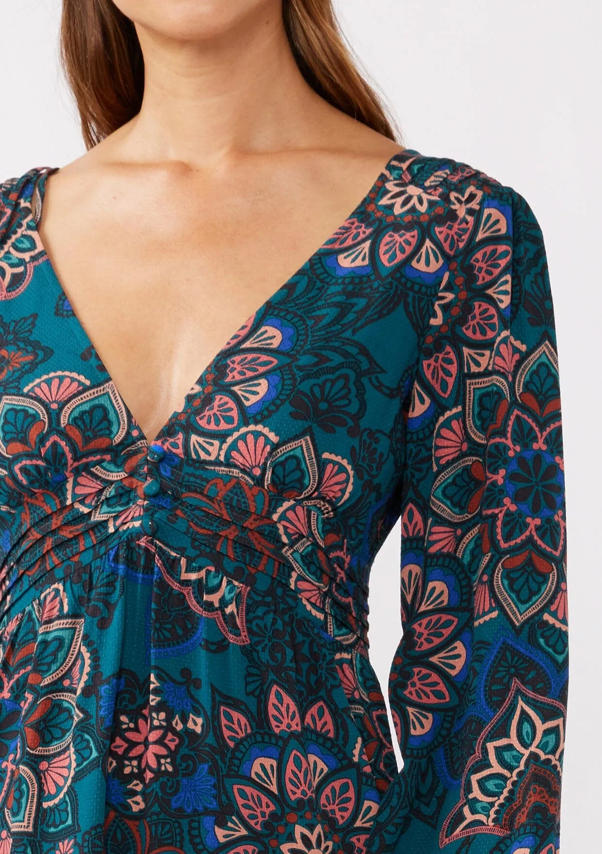 Floral Prism Mini Dress