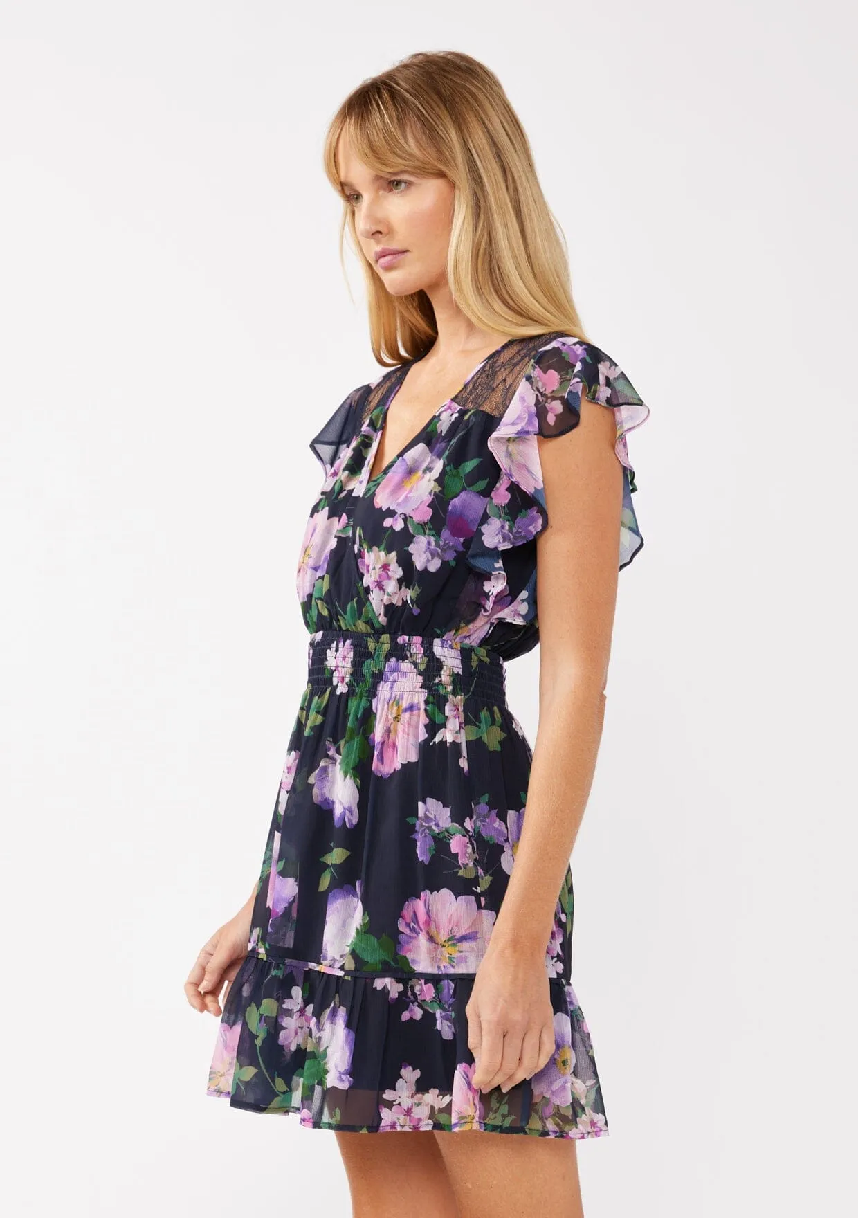 Flourish in Florals Mini Dress