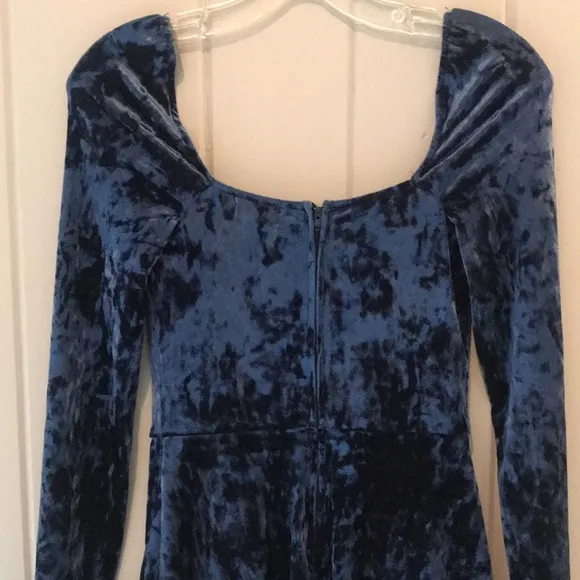 Francesca’s Crushed Velvet Mini Dress