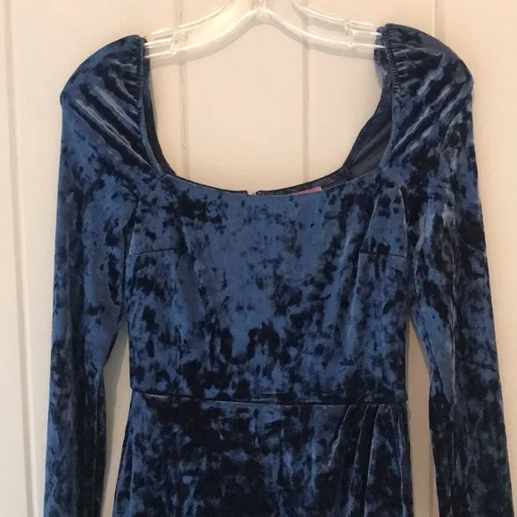 Francesca’s Crushed Velvet Mini Dress