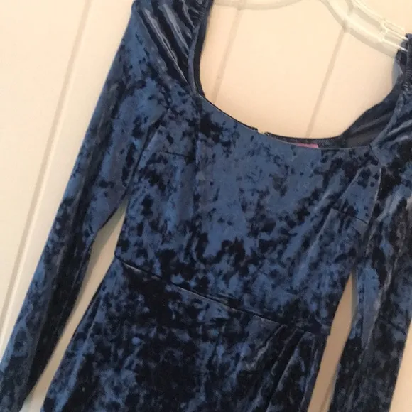 Francesca’s Crushed Velvet Mini Dress