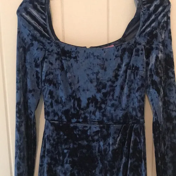 Francesca’s Crushed Velvet Mini Dress