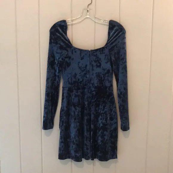 Francesca’s Crushed Velvet Mini Dress