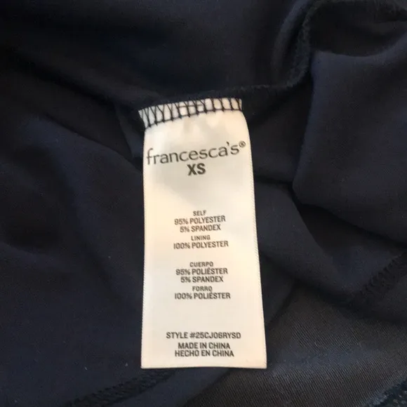 Francesca’s Crushed Velvet Mini Dress