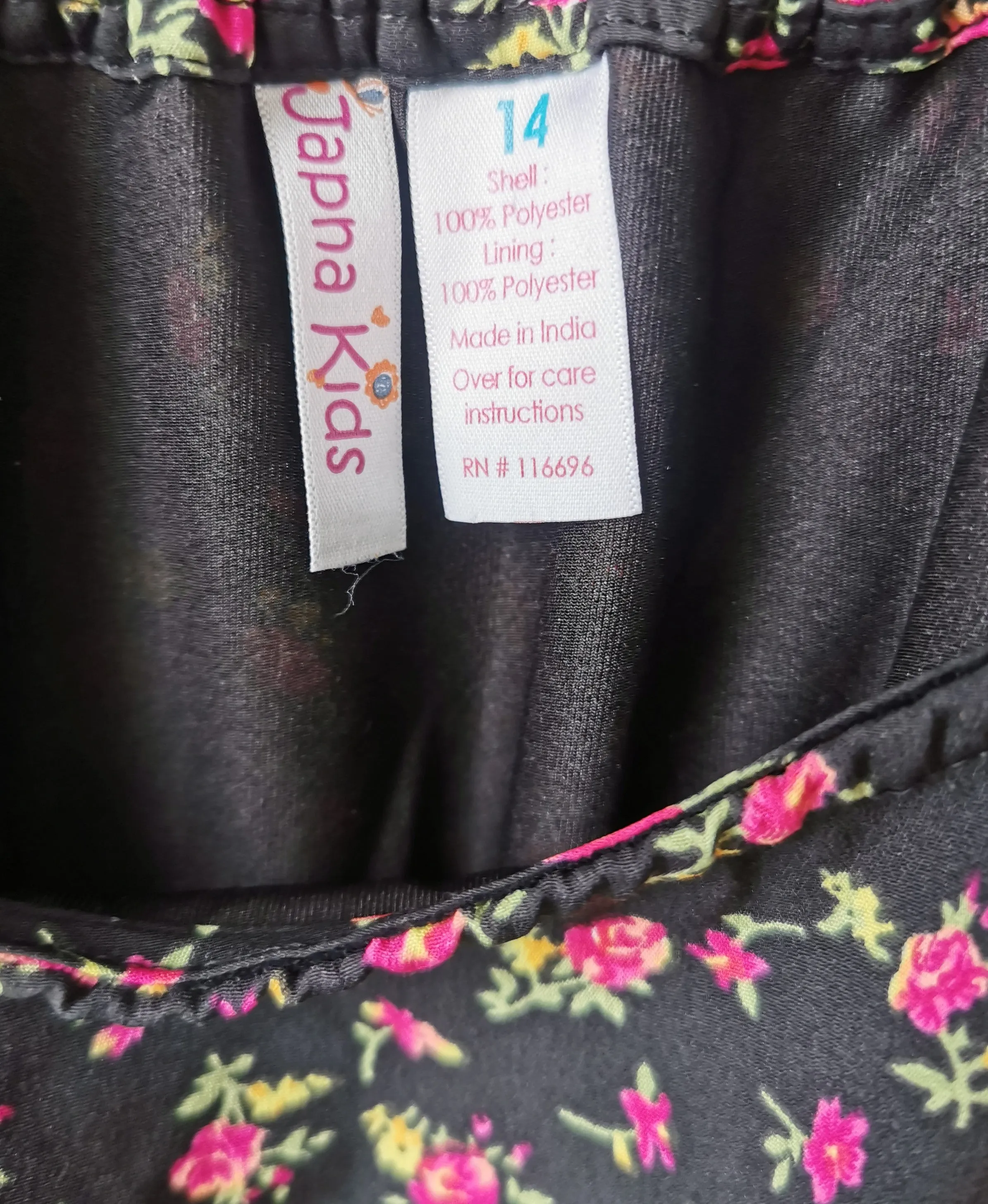 GIRL SIZE 14 YEARS - JAPNA KIDS, Bohemian Summer Romper EUC B36