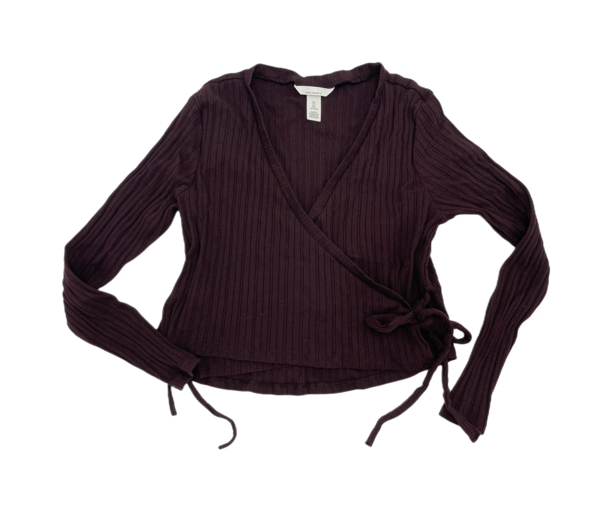 H&M mama maternity wrap sweater - large