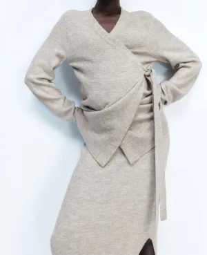 H&M maternity “before & After” wrap cardigan - medium