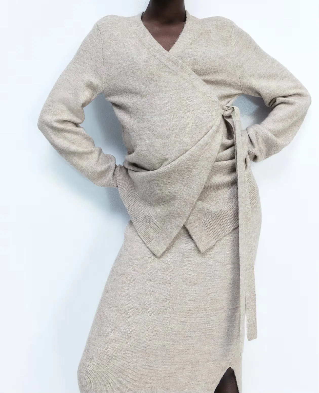 H&M maternity “before & After” wrap cardigan - medium