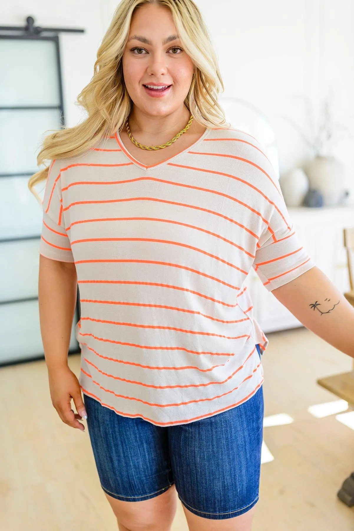 Hazel Blues® |  Little Pick Me Up Striped Top