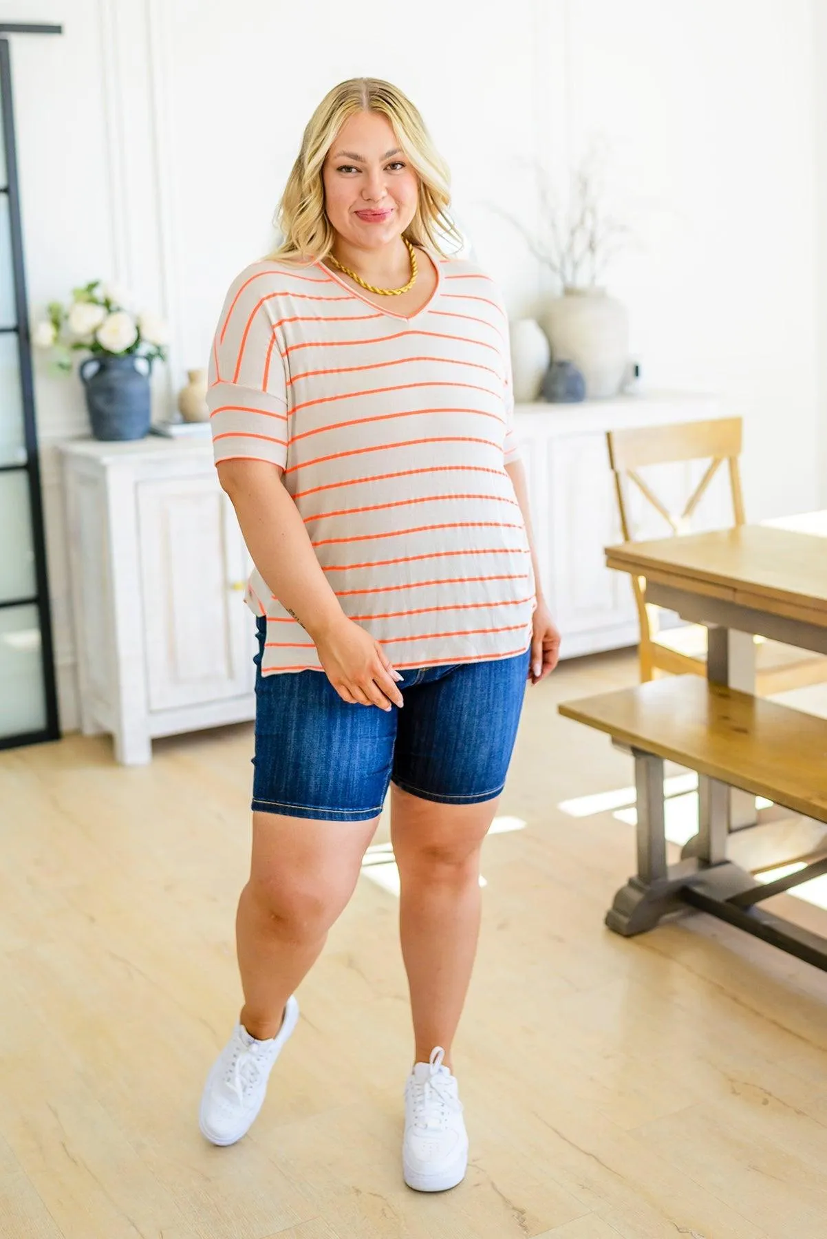Hazel Blues® |  Little Pick Me Up Striped Top