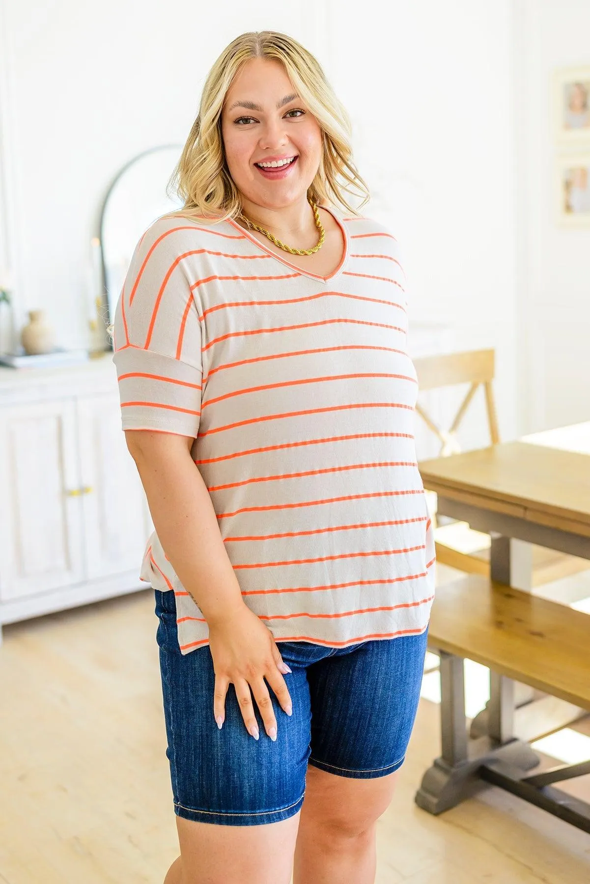 Hazel Blues® |  Little Pick Me Up Striped Top
