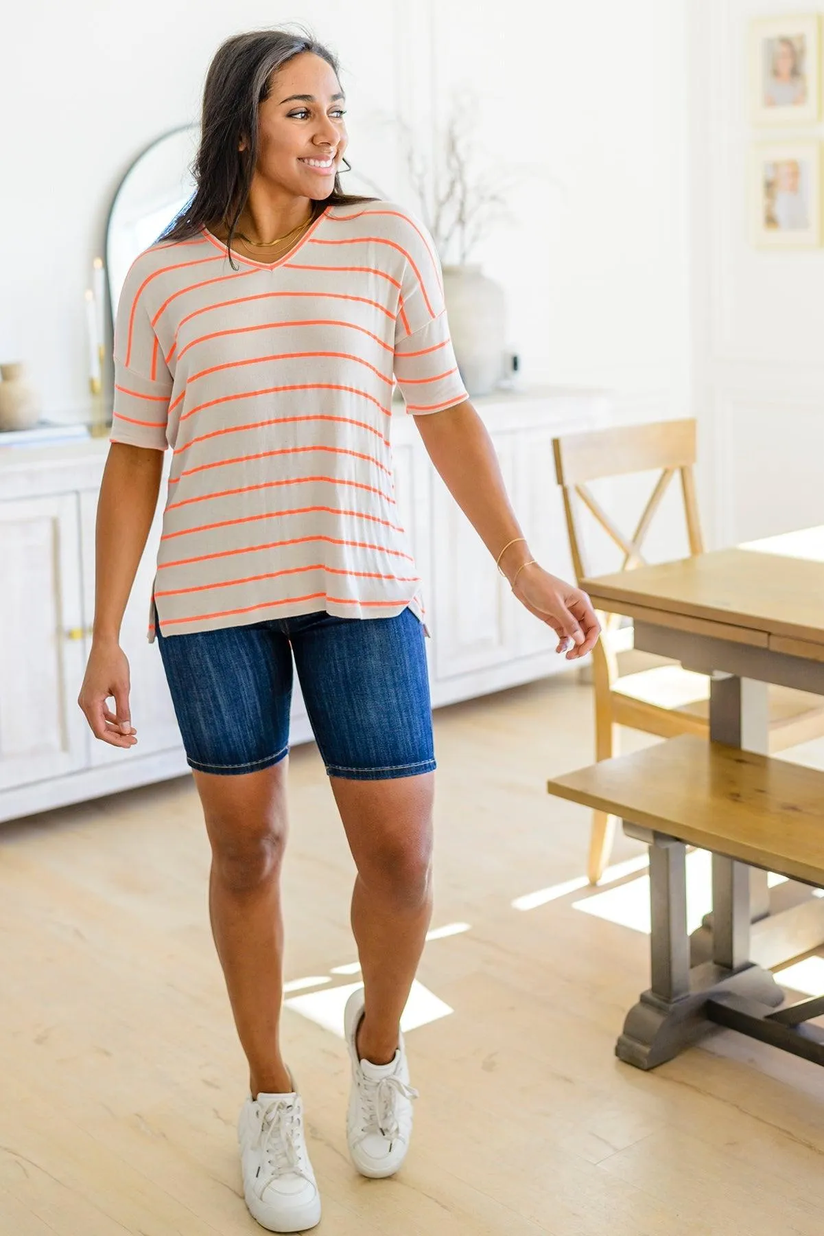 Hazel Blues® |  Little Pick Me Up Striped Top