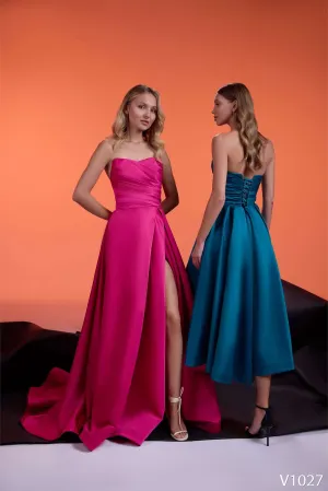 Hot pink prom dress | Teal homecoming dresses short | KatrinFAVOR