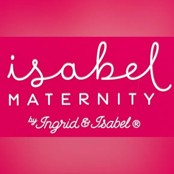 Isabel Maternity 2pc Back Ribbed Pullover Sweatshirt &amp; Skirt Maternity Set