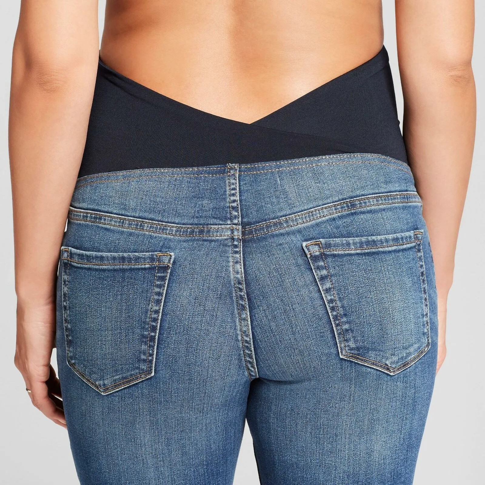 Isabel Maternity by Ingrid & Isabel Crossover Panel Bootcut Jeans