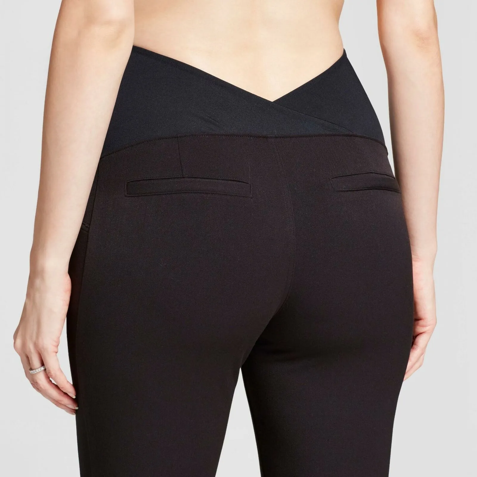 Isabel Maternity by Ingrid & Isabel Crossover Panel Bootcut Trousers