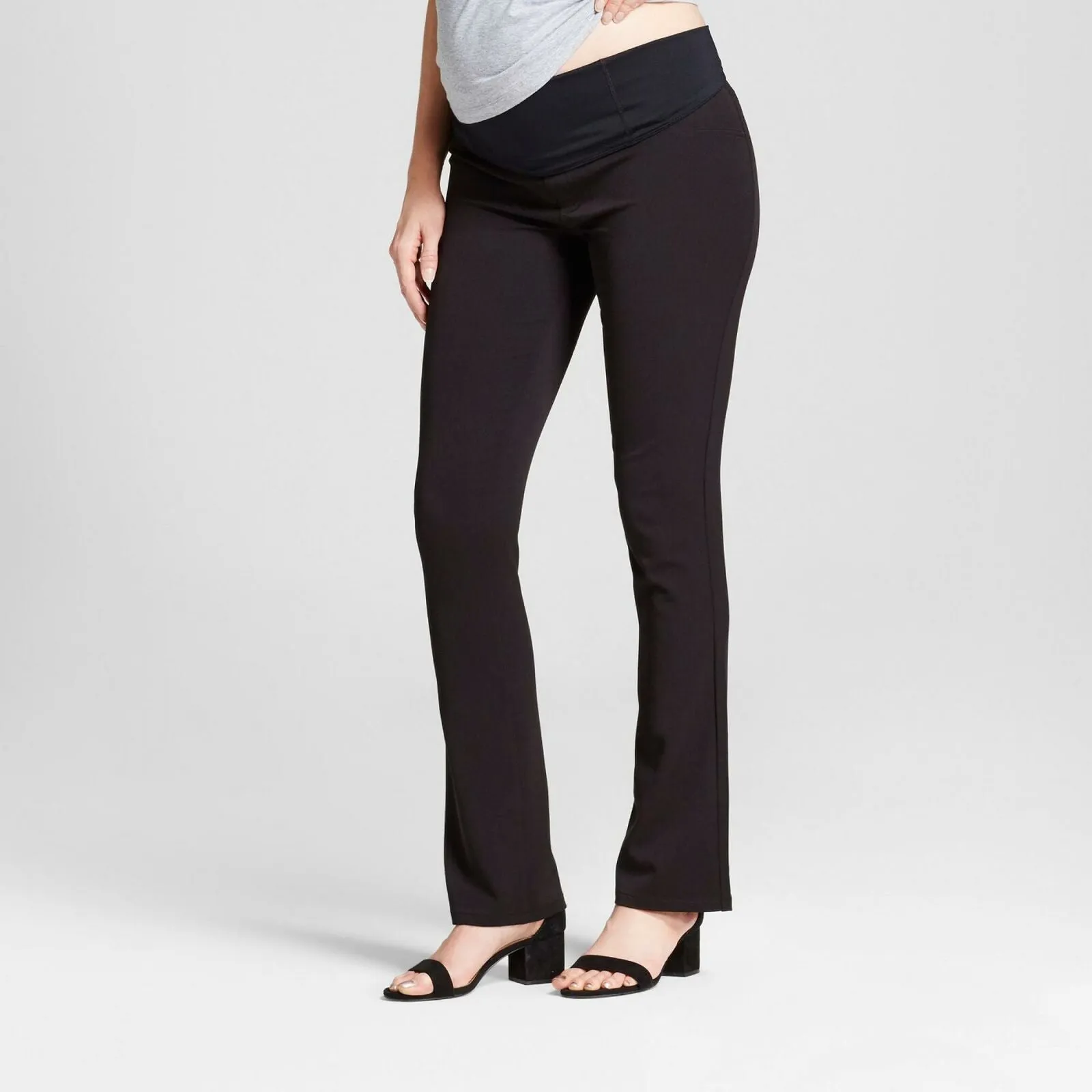 Isabel Maternity by Ingrid & Isabel Crossover Panel Bootcut Trousers