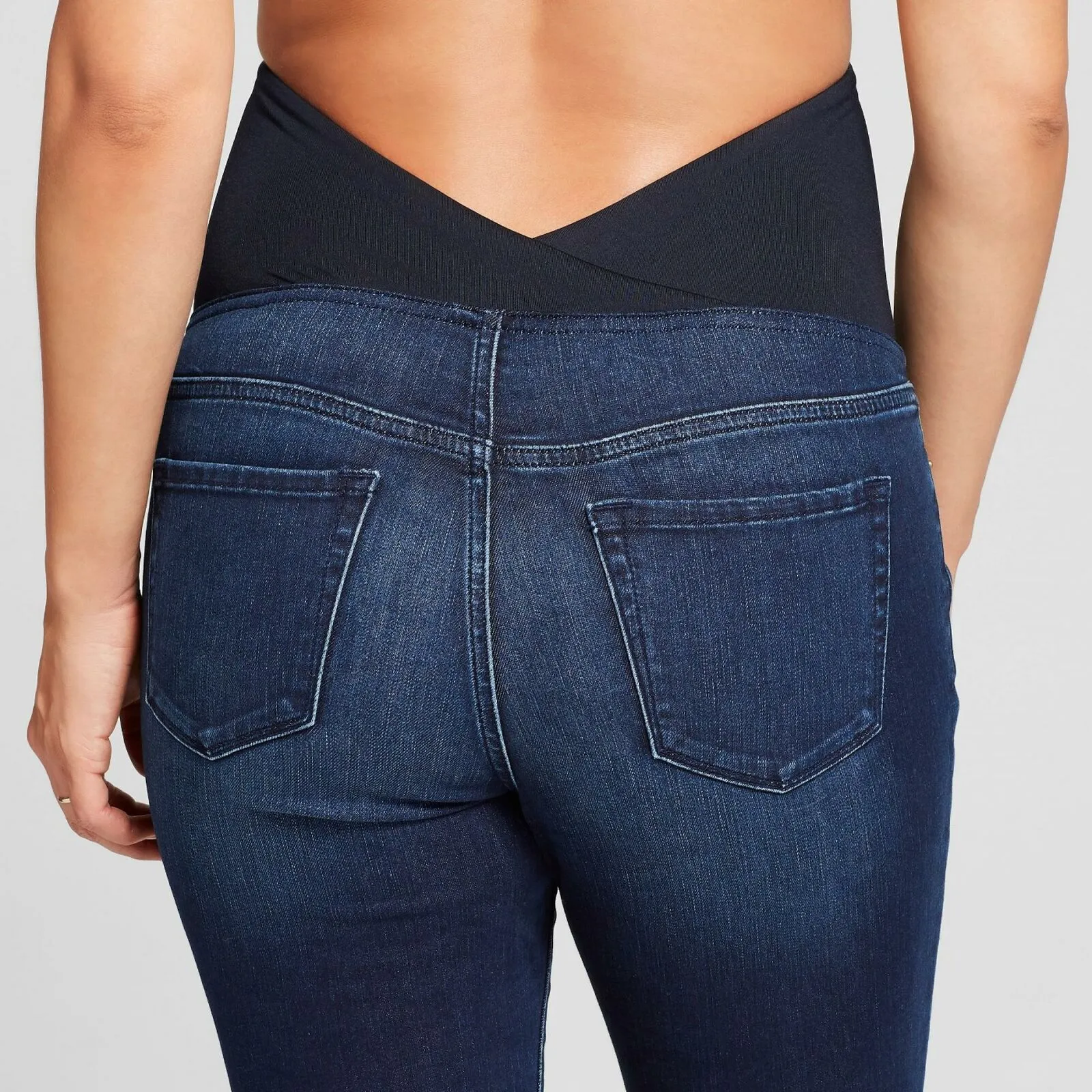 Isabel Maternity by Ingrid & Isabel Crossover Panel Skinny Jeans