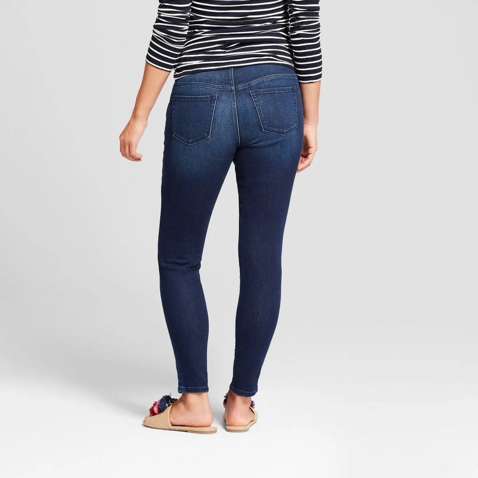 Isabel Maternity by Ingrid & Isabel Crossover Panel Skinny Jeans