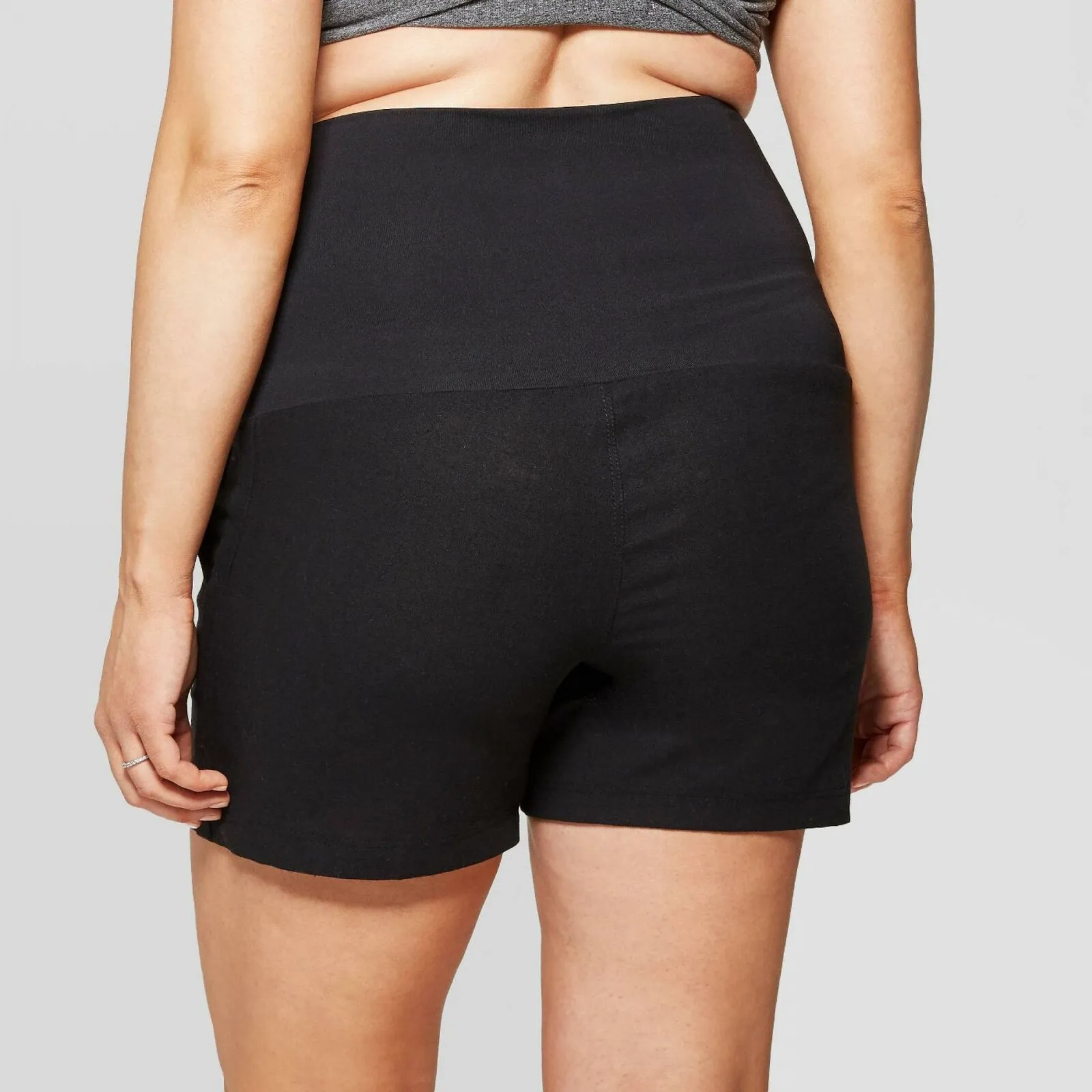Isabel Maternity by Ingrid & Isabel Pull-On Adjustable Band Twill Shorts