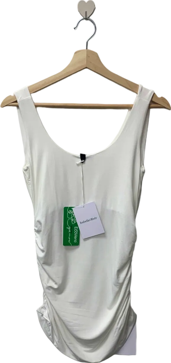 Isabella Oliver White The Maternity Tank with Lenzing ECOVERO Viscose Size 1 UK 8