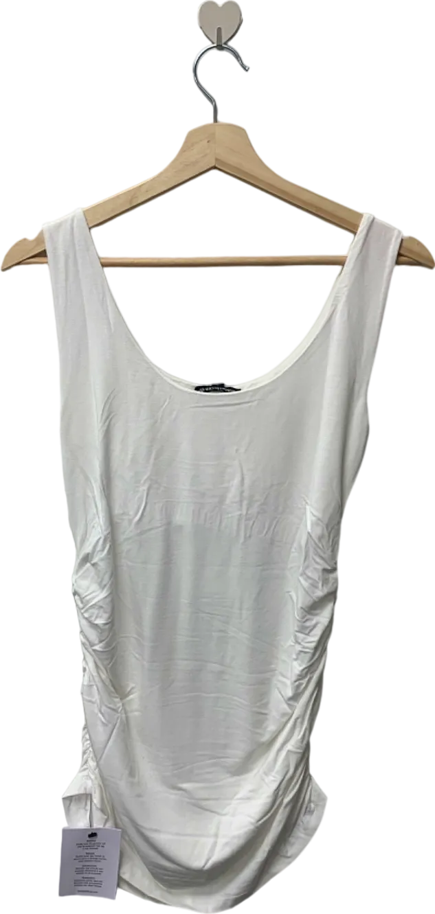 Isabella Oliver White The Maternity Tank with Lenzing ECOVERO Viscose Size 1 UK 8