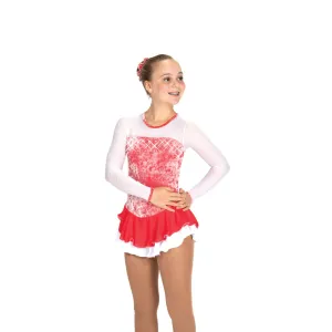J422/20 Frosty Air Dress - Snow Cherry