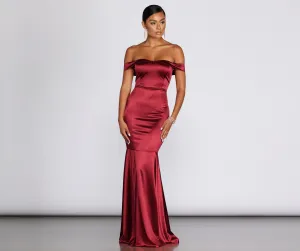 Jayden Satin Stylish Mermaid Formal Dress